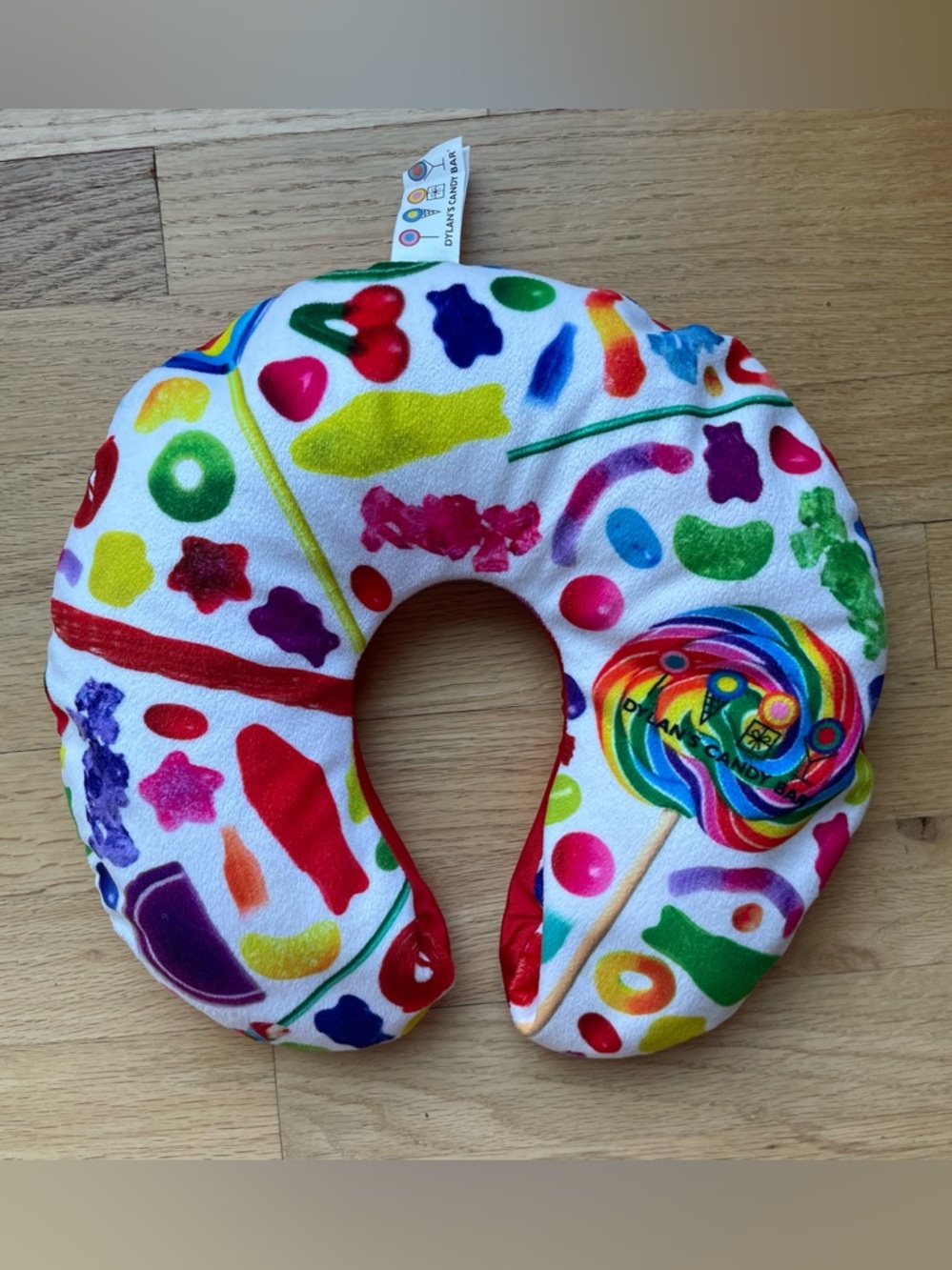 Dylan’s Candy Bar Travel Neck Pillow filled